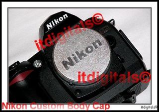 For Nikon Custom Made Metal Body Cap SLR DSLR AF MF New
