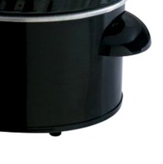  Double Dipper 32 Ounce Crock Pot with Transparent Lid SCDD