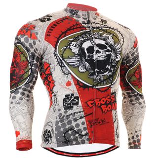 Mens Fxiger Top Cycling Jersey Bike Skull Clothing Tights Bicycle s