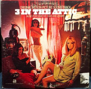 Soundtrack Chad Jeremy Three 3 in The Attic LP VG St 5918 Vinyl 1967