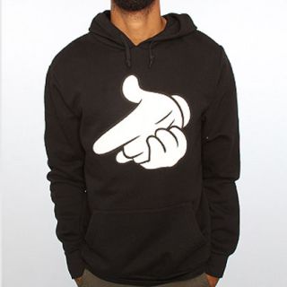 Crooks and Castles The Air Gun Pullover Hoody in Black CRKS 10 Deep