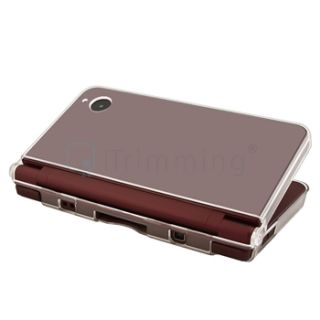 crystal plastic hard clip on case protector for nintendo dsi ll xl for