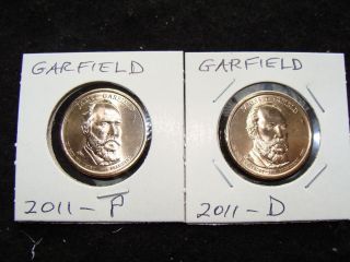 2011 P D BU James A Garfield Presidential Dollars