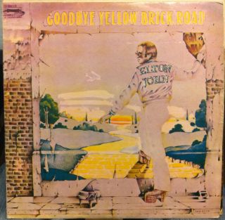ELTON JOHN goodbye yellow brick road 2 LP UK 1973