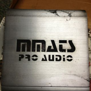 Mmats Pro Audio D2000 1 Car Amplifier Used Condition