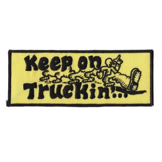 Large Vintage Keep on Truckin Robert Crumb YB Patch