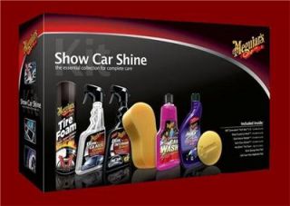 Meguiars 7 PC Show Car Shine Kit Car Care Wash Wax Detail