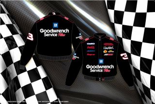 2012 Dale Earnhardt SR NASCAR Twill Jacket GM Goodwrench Mens Adult