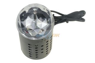  Wired RGB Crystal Magic Ball Rotation Stage Lighting Effect Light Lamp