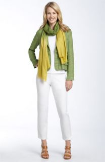 Eileen Fisher Linen Jacket, Elastic Waist Capris & Accessories