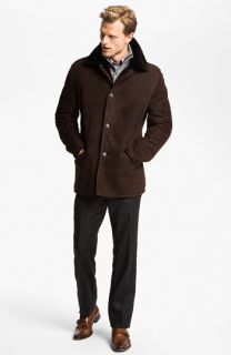 Gian Franco Pagini Shearling Coat & Linea Naturale Cashmere Pants