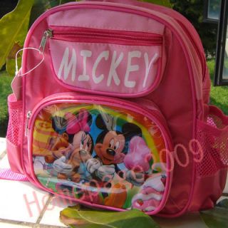 NEW CUDDY Mickey Minnie Mouse Love Girls Shoolbag Small backpack