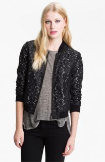 Truth & Pride Coated Lace Bomber Jacket