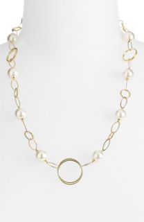 Majorica Circular Chain Loop Necklace