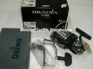 Daiwa Bradia 2500 Spinning with RCS Machine Cut Handle