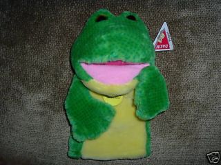 Dakin Croaker Frog Plush Hand Puppet