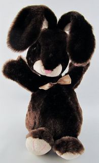 12 Dan Dee Brown Plush Bunny Rabbit Stuffed Toy Animal Head Bobs