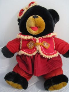 2006 Snowflake Teddy Bear Stuffed DanDee Christmas Toy
