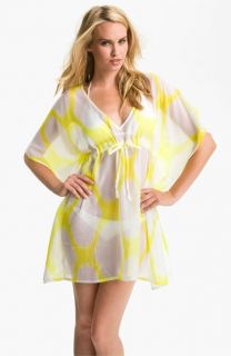 Echo Bright Ikat Butterfly Cover Up Dress