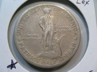 1925 Lexington Concord Sesquicentennial US Half Dollar