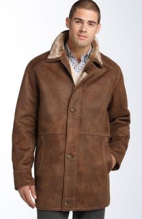 Daniel Hechter Topstitched Faux Shearling Coat