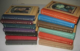 Set of 13 A Series of Unfortunate Events Books 1 13 Lemony Snicket