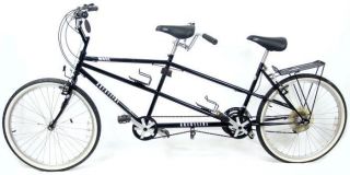 Crestline Tandem Bicycle Black Shimano SIS Brake GT Supersoft Seat 2
