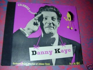Scarce 78rpm Set Comedy Danny Kaye Columbia Johny Green