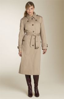 London Fog Long Trench Coat with Liner
