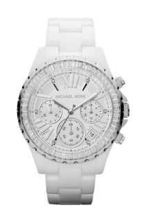 Michael Kors Madison Crystal Bezel Ceramic Watch