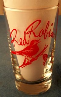 Red Robin Glass Virginia Dare Wine