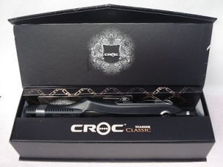 Croc Turboion Nano Black Titanium Classic Hair Flat Iron 1 5 450AF