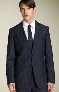 Versace Collection Two Button Pinstripe Suit