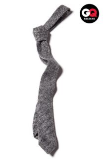 David Hart Harris Tweed Herringbone Tie
