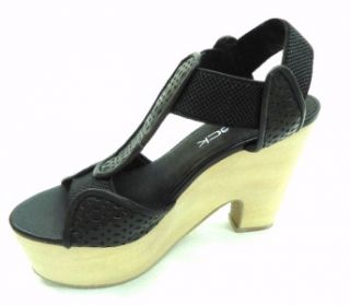 Daniblack Womens Azure Black Platform Sandal Size 7 M