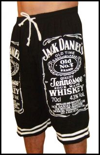 Jack Daniel Daniels Daniels No 7 JD Wiskey New Black T Shirt Shorts