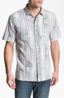 Tommy Bahama Streaming Floral Silk & Cotton Campshirt (Online Exclusive)