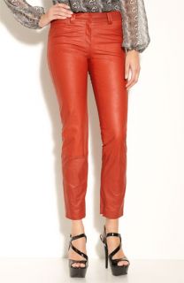 Robert Rodriquez Skinny Cropped Leather Pants