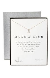 Dogeared Make A Wish Reminder Pendant Necklace
