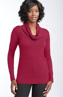 DKNY Cowl Neck Silk & Cashmere Sweater