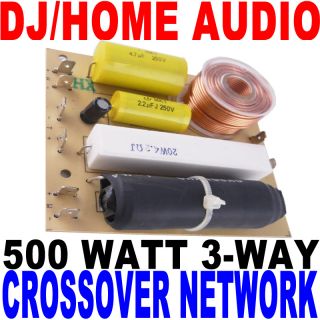  crossover 100 % guaranteed one dj home audio 3 way crossover network