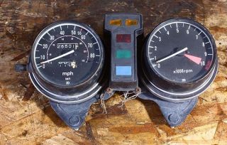 1980 Honda CB650 Custom 650c Gauges Speedometer Tachometer Indicator