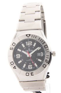 CA301237SSBK Croton Mens Steel Date Casual New Watch 5ATM