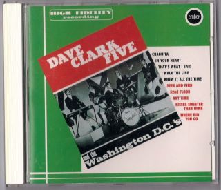Dave Clark Five The Washington D C s CD Repertoire 1995 Very RARE