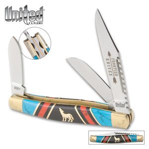 United Cutlery Howling Wolf Stockman Knife UC2704 New