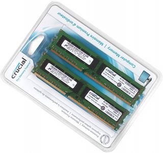 Crucial Technology CT2CP25664AA800 4GB 2GBx2 240 Pin DIMM DDR2 PC2