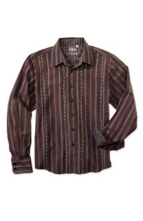 191 Unlimited Long Sleeve Stripe Dress Shirt (Big Boys)