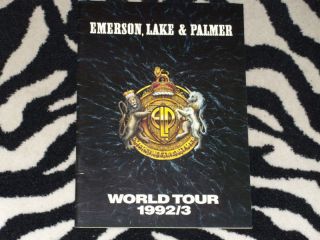 Emerson Lake Palmer ELP 1992 1993 World Tour Book