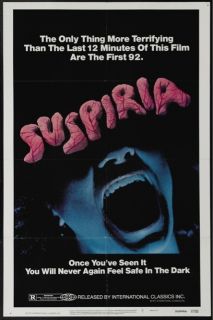 Suspiria Movie Poster Horror Dario Argento Opera 