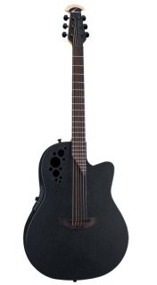 Ovation Elite T Series 1778TX Black Acoustic Electric Guitar